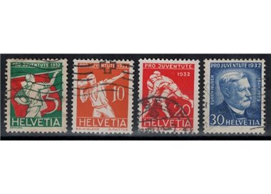 SWITZERLAND 1932 Pro Juventute 4v used