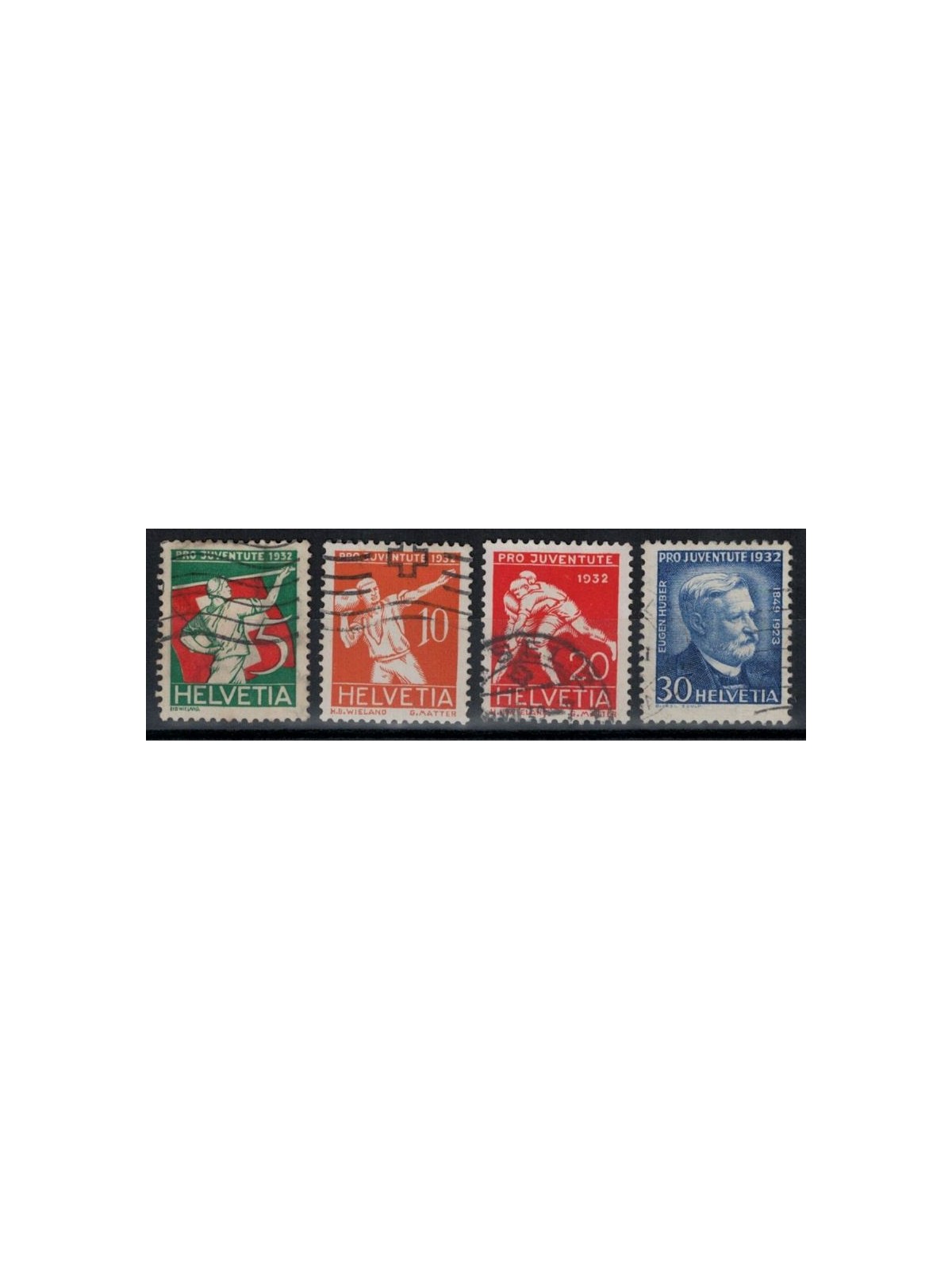 SWITZERLAND 1932 Pro Juventute 4v used
