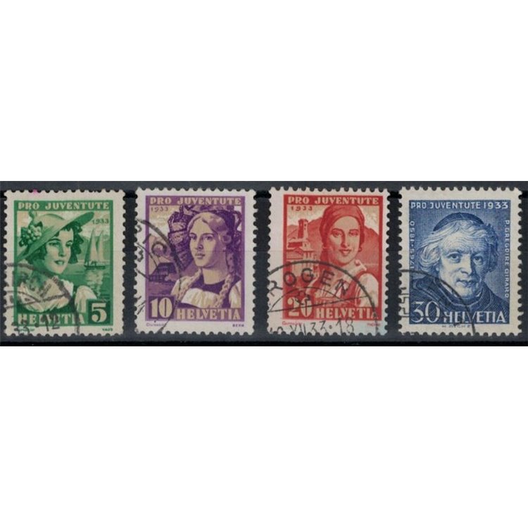 SVIZZERA 1933 Pro Juventute 4v us