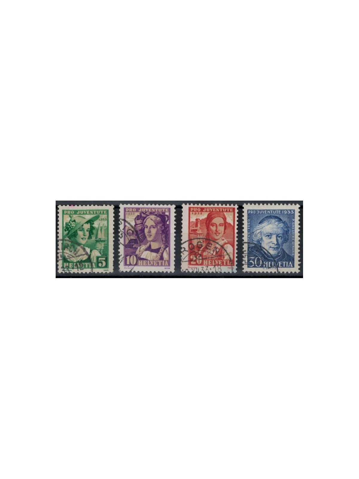SWITZERLAND 1933 Pro Juventute 4v used