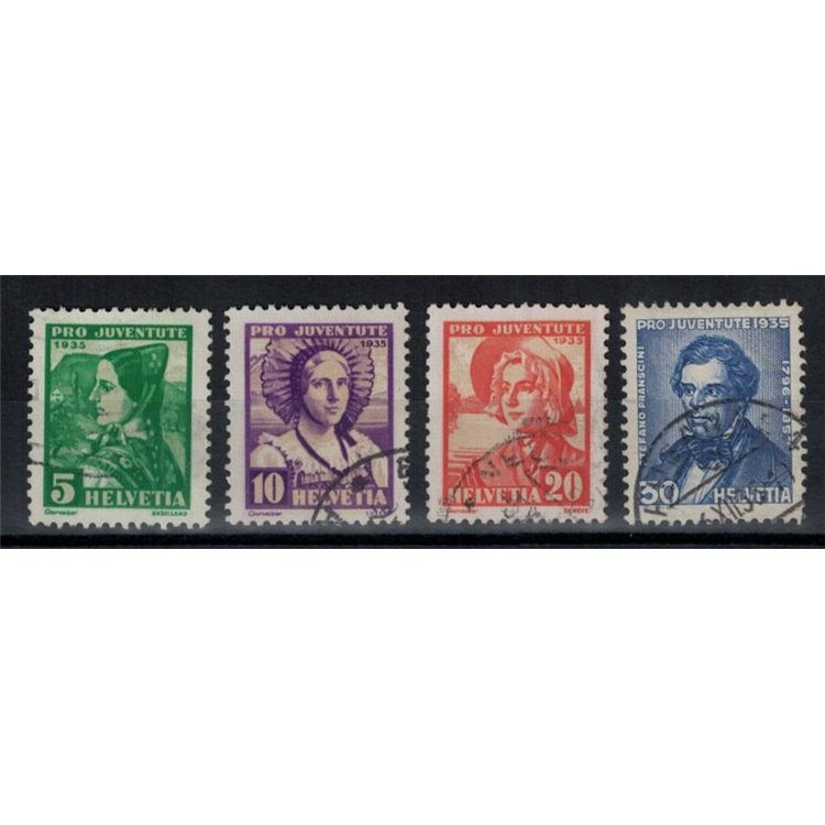 SWITZERLAND 1935 Pro Juventute 4v used