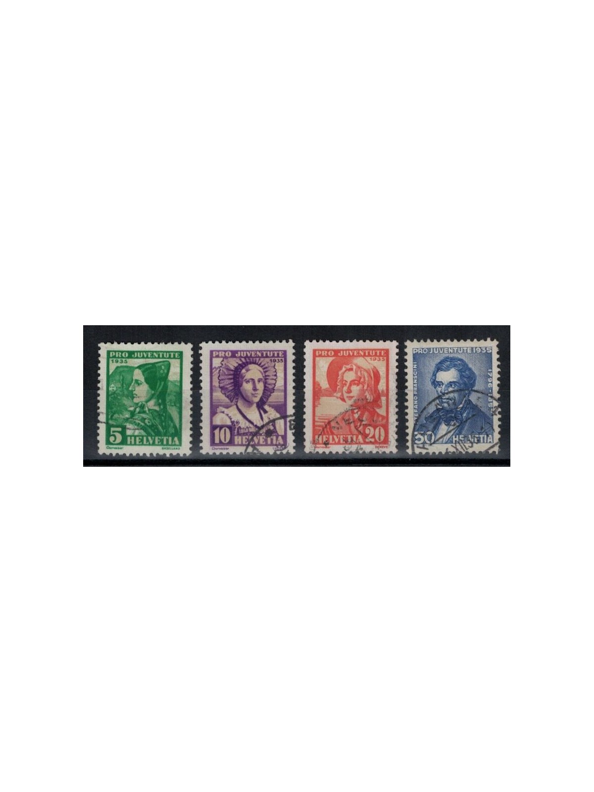 SVIZZERA 1935 Pro Juventute 4v us