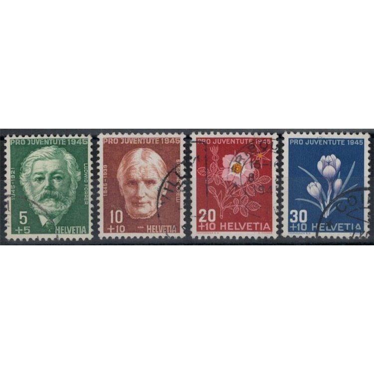 SWITZERLAND 1945 Pro Juventute 4v used