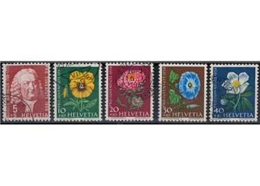 SVIZZERA 1958 Pro Juventute 5v us