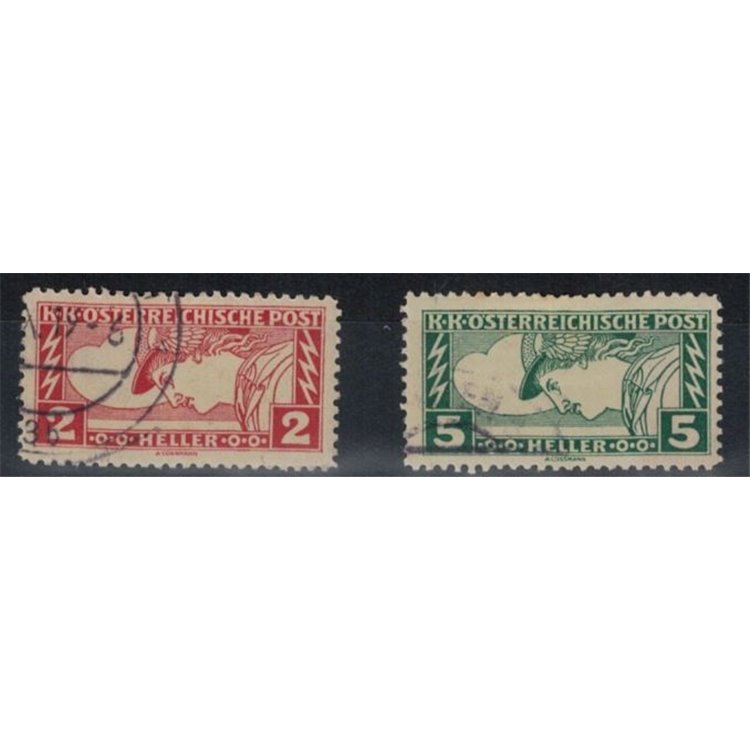 AUSTRIA 1917 Francobolli per giornali 2v us