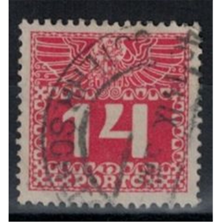 AUSTRIA 1913 Tax stamps used