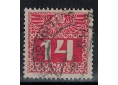 AUSTRIA 1913 Tax stamps used
