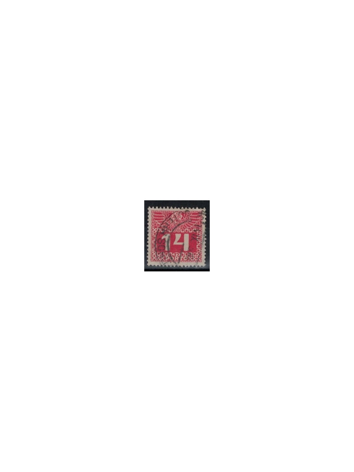 AUSTRIA 1913 Tax stamps used