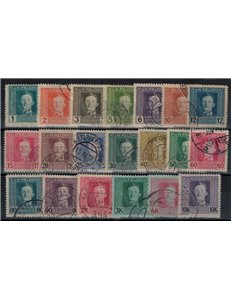 AUSTRIA UNGHERIA 1917-18 Effigie di Carlo I 20v us