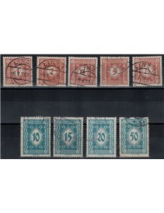 AUSTRIA 1922 Segnatasse 9v us