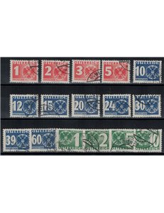 AUSTRIA 1935 Segnatasse 16v us