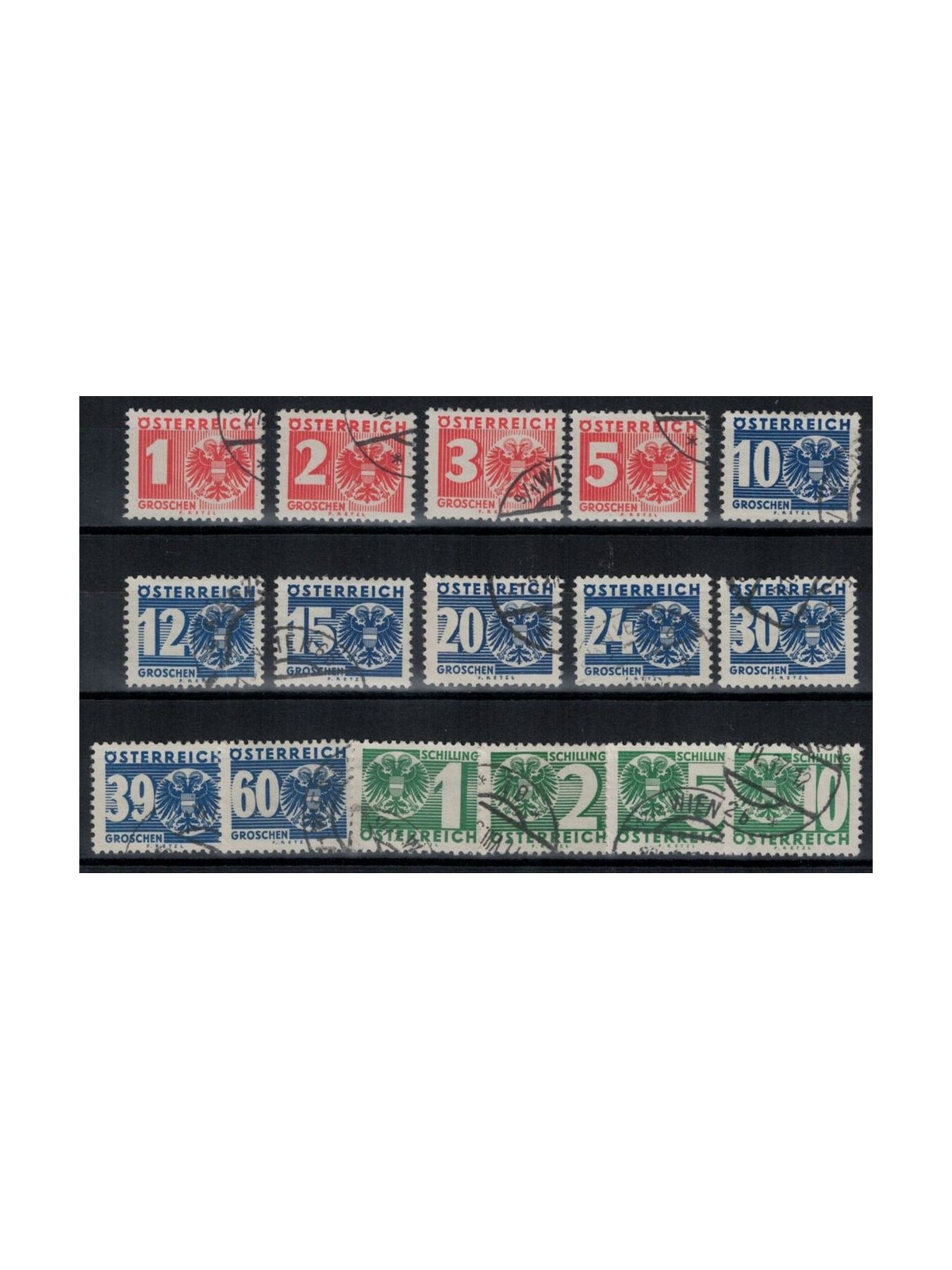 AUSTRIA 1935 Segnatasse 16v us