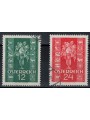 AUSTRIA 1937 Francobolli augurali 2v us
