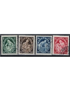 AUSTRIA 1937 Winter relief 4v used
