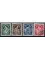 AUSTRIA 1937 Soccorso invernale 4v us