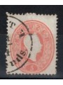 AUSTRIA 1861 5 Kreuzer vermilion used