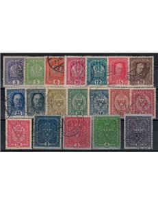 AUSTRIA 1916-18 Francesco Giuseppe I 19v us