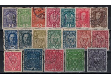 AUSTRIA 1916-18 Francesco Giuseppe I 19v us