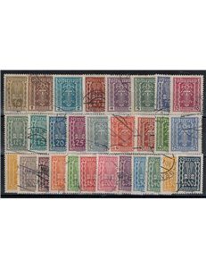 AUSTRIA 1922-24 Simboli e Leggenda 29v us