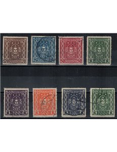 AUSTRIA 1922 Allegory of Art 8v used