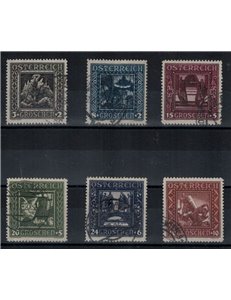 AUSTRIA 1926 In aid of children 6v us
