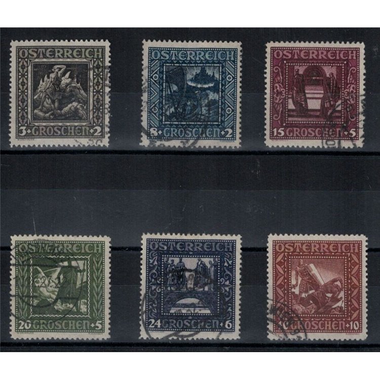 AUSTRIA 1926 Pro infanzia 6v us