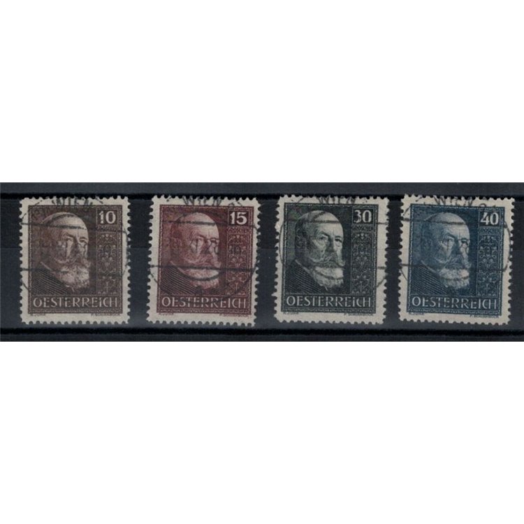 AUSTRIA 1928 Anniversario della Repubblica 4v us