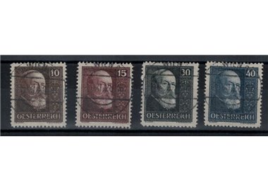AUSTRIA 1928 Anniversario della Repubblica 4v us