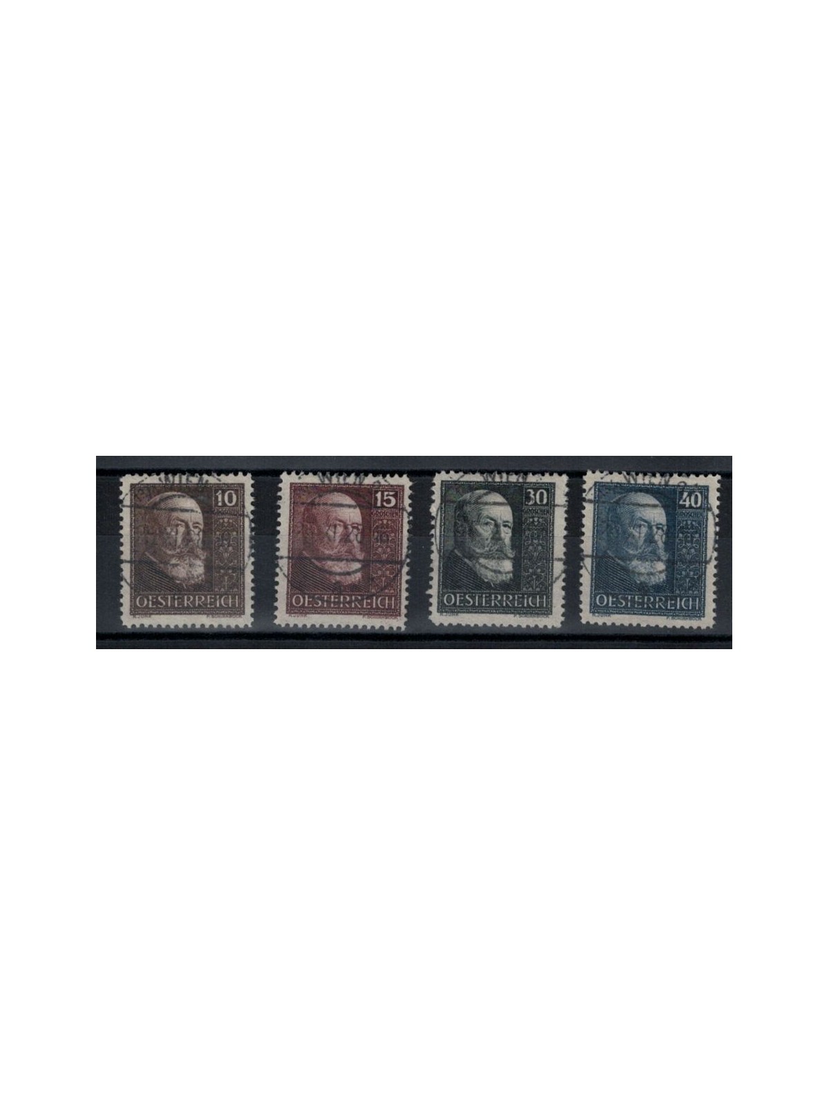 AUSTRIA 1928 Anniversary of the Republic 4v us
