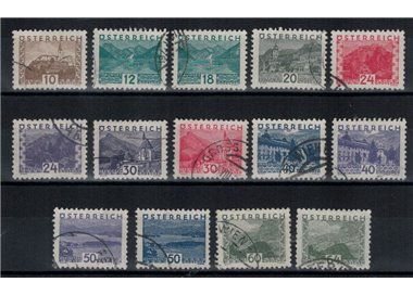 AUSTRIA 1932 Views and landscapes 14v us