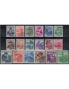 AUSTRIA 1934 Regional costumes 18v us