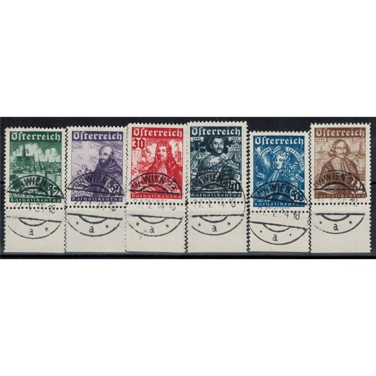 AUSTRIA 1933 Siege of Vienna 6v us
