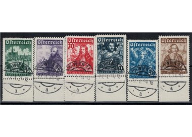AUSTRIA 1933 Siege of Vienna 6v us