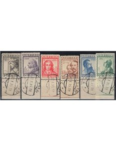 AUSTRIA 1934 Architetti 6v us