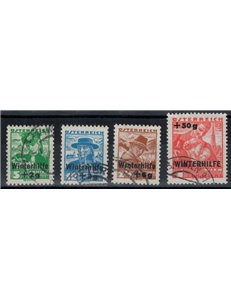 AUSTRIA 1935 Winter relief 4v us