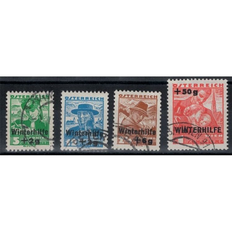 AUSTRIA 1935 Soccorso invernale 4v us