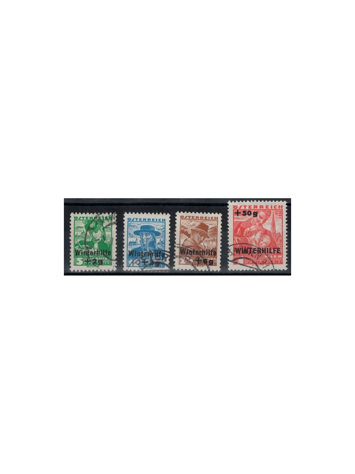 AUSTRIA 1935 Soccorso invernale 4v us