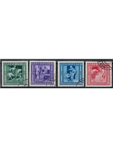 AUSTRIA 1936 Winter relief 4v us
