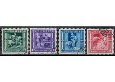 AUSTRIA 1936 Soccorso invernale 4v us