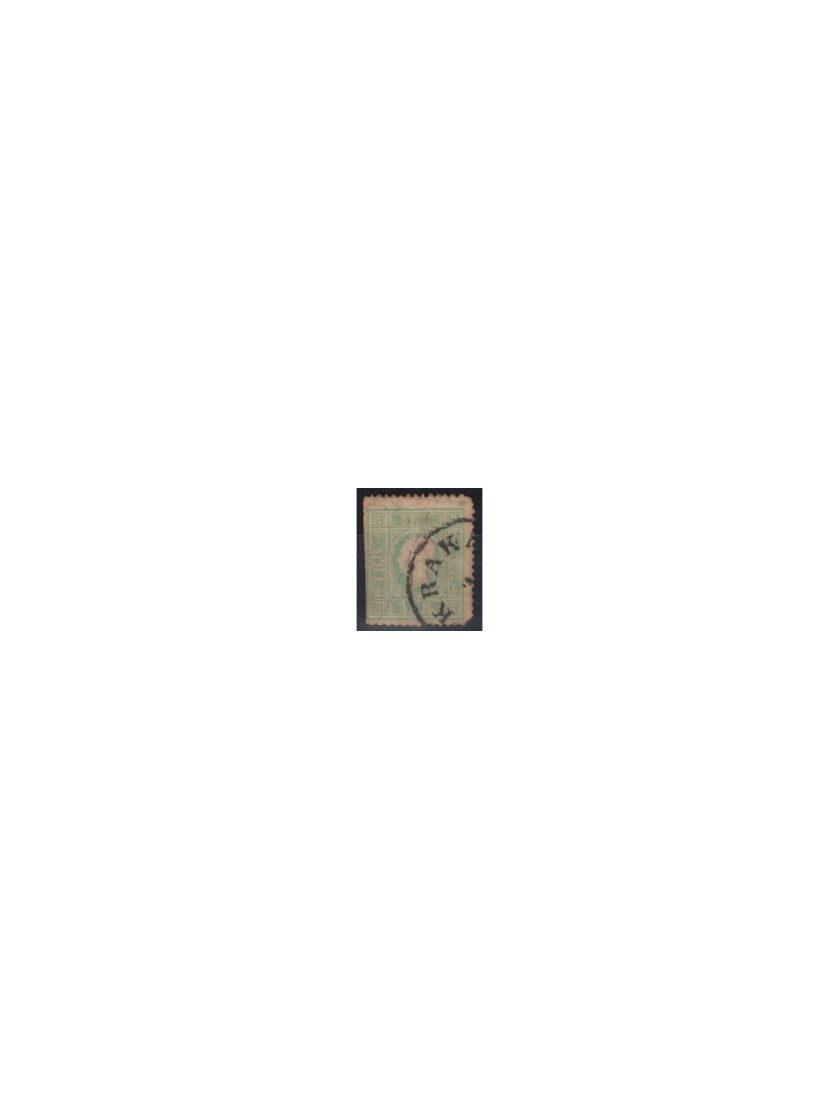 AUSTRIA 1859 3 Kreuzer verde  us