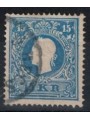 AUSTRIA 1859 15 Kreuzer azzurro us