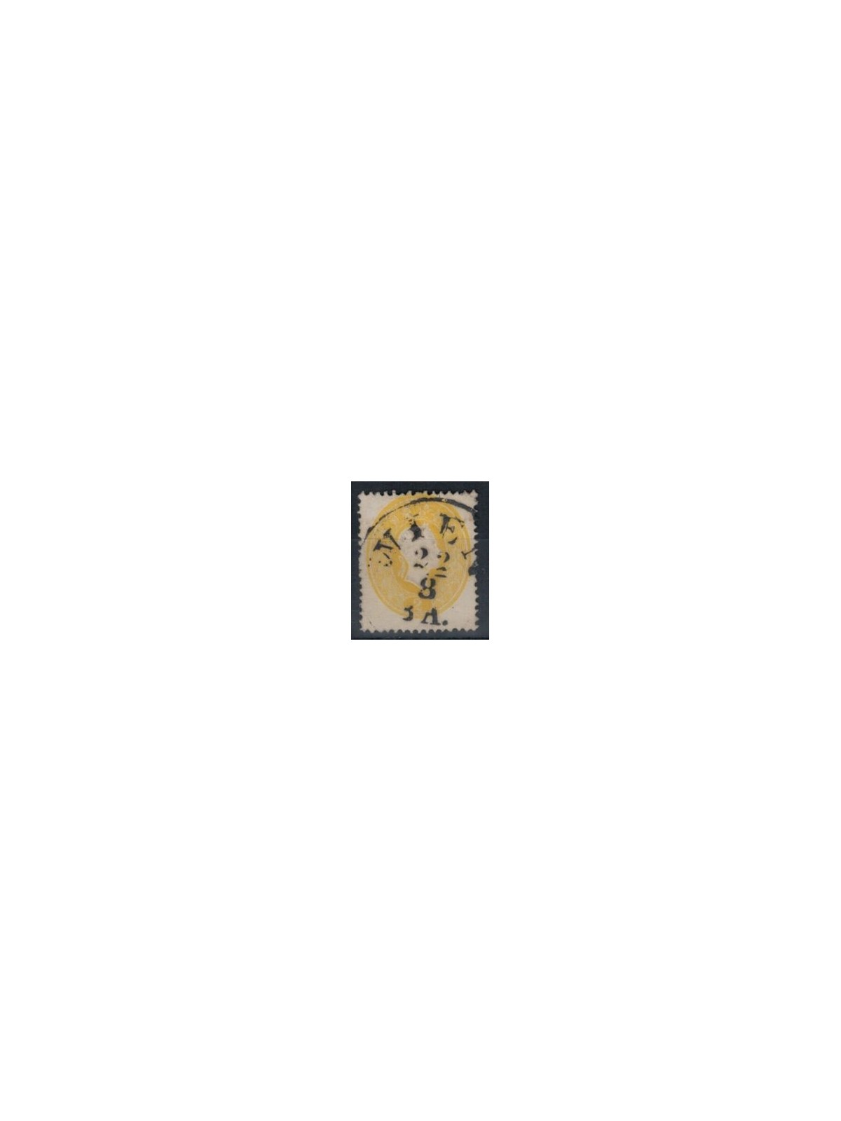 AUSTRIA 1861 2 Kreuzer giallo us