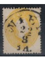 AUSTRIA 1861 2 Kreuzer yellow used