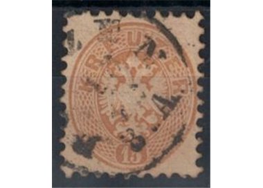 AUSTRIA 1863-64 15 Kreuzer bistro used