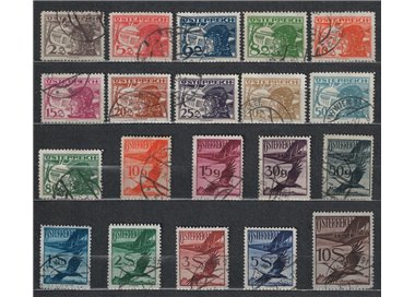 AUSTRIA 1925-30 Airmail 20v used