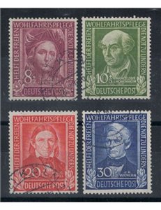GERMANY FRG 1949 Benefactors 4v used