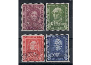 GERMANIA BRD 1949 Benefattori 4v us