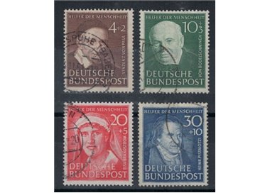 GERMANY FRG 1951 Benefactors 4v used