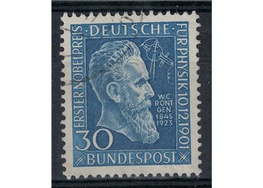 GERMANY FRG 1951 Wilhelm Conrad Rontgen used