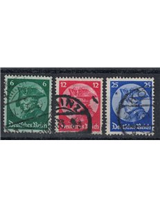 GERMANY REICH 1933 New Reichstag 3v used